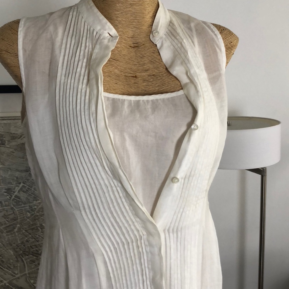 Theory cream dress size 4 - Picture 6 of 7